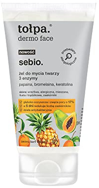 TOLPA DERMO FACE SEBIO FACE WASH GEL 3 ENZYMES 150 ML