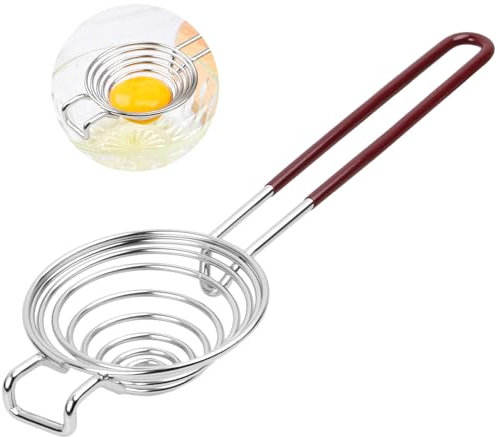 Eiertrenner, Eiertrenner aus Edelstahl 304 Eigelbtrenner Eiweiß Trenner Edelstahl Eigelb Trenner, Teiler Filter, Spülmaschinenfreundlich Eitrenner Eitrennhilfe Egg Separator für Küche Bäckerei
