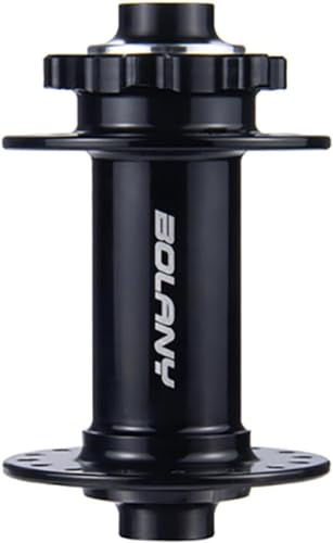 ZOCKZ Mozzo di spinta per asse passante per bici con sistema HG a 32 fori, 6 bulloni, freno a disco in lega di alluminio, 6 artigli, 2 anteriori, 4 cuscinetti per MTB HG, compatibile con sistemi HG a