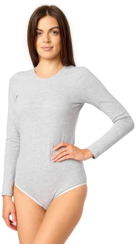 Merry Style Body da donna a maniche lunghe MS-114, M