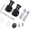 Hasaller Kit de fijación de inodoro para la parte trasera de la pared, kit de pernos de fijación de inodoro para colgar en la pared, inodoros para colgar en la pared para inodoros para suelo de baño