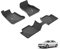 3W Tappetini Compatibile con BMW 3 Series F30 2012-2018, Tappetino Antiscivolo per Impermeabili a Copertura Completa Set Adatto a BMW, Tappeti Auto in TPE