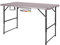 Floordirekt- Gartentisch Klappbar Kunststoff 120 x 60 cm - Buffettisch mit Tragegriff - Klapptisch für Garten Terrasse und Balkon - Campingtisch 6 Personen (Saga)
