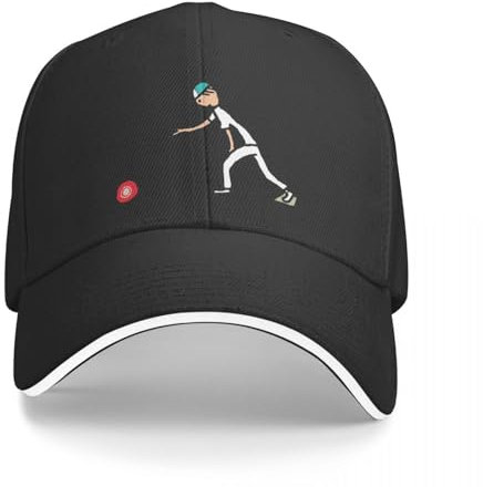 CWCMZDH Lawn Bowls Baseball Cap Luxury Summer hat Women's Men Black