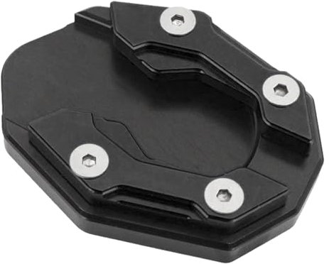 Supporto Cavalletto Moto - Piastra Robusta Estensione Cavalletto Laterale, Base Allargata Antiscivolo Per Stabilità Moto Parcheggiata | Piastra Rinforzata Per Moto Pesanti, Accessorio Compatibile Con