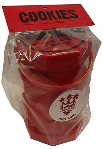 Cookies SF Harvest Club Red Storage Jar - 3 Part Stash Pot by Cookies SF