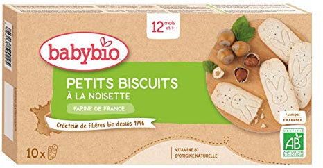 Babybio Petits Biscuits Noisette, 160g