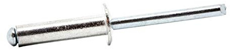 20 stycken aluminium/stål bult huvud blindnitar 3 mm x 12 mm