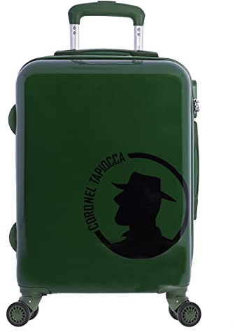 Coronel Tapiocca Maletas Viaje Cabina - 55x40x20, Equipaje De Mano Hombre, Verde (Green), 55x40x20 Cm