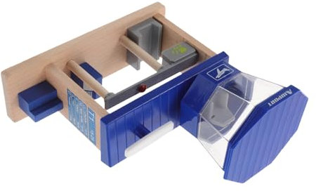 Operitacx Flughafen-gleisspielzeug Bahngleise Holz Holzstrecke Polizeistation Aufbewahrung Von Spielzeugflugzeugen -rennstrecke Eisenbahnspielzeug Spielzeugparkhaus Bahnhof Plastik