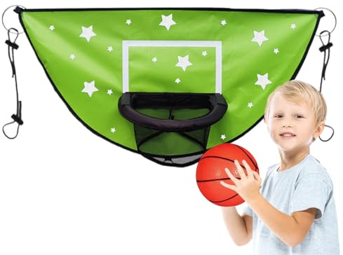 Basket Ball Breakaway Rim – korg bollbräda, studsmatta basketring | lätt barn basketram ersättning trim studsmatta fastsättning, PVC trampolin basket måltillbehör