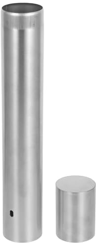 PRETYZOOM Birth Certificate Holder Tube Portable with and Large Capacity Stainless Steel Rigid Print Protectors Stylish Cylindrical Storage Tube, for Important Documents, for Graduation