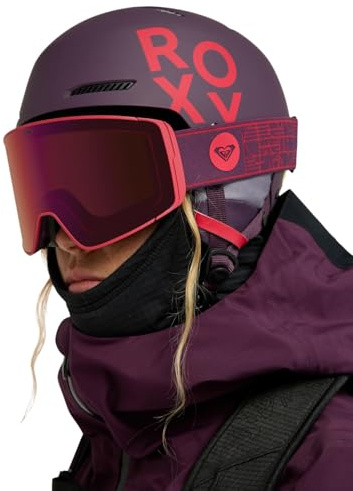 Roxy Freebird MIPS - Casco de esquí de Nieve para Mujer, Color Morado