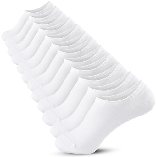 OFFCUP Trainer Socks for Womens and Mens, 6 Pairs No Show Ankle Socks | Low Cut Invisible Non Slip Liner Socks, Multipack Casual Footies for Sneaker Loafers Boat Shoes