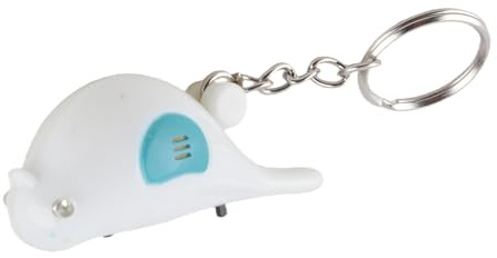 Generic Premium Bird LED Whistle Key Finder Stark och Utsökt Design med ON/OFF-brytare för Snabb Hämtning Lämplig för Alla åldrar (Vit)