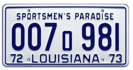 JAWS | Shark Autopsy | Metal Stamped License Plate