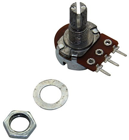 2X R16148-1A-2-B100K Potentiometer: axial 1-Drehung 100kΩ 125mW ±20% THT 6mm mon
