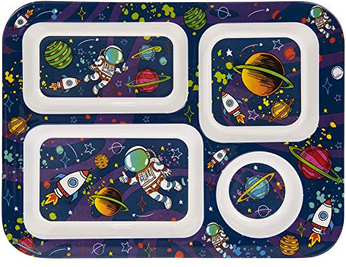 Lesser & Pavey LP45330 Little Stars Spaceman Tray, Melamine