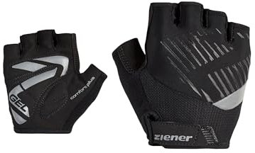 Ziener Kinder Cull Fahrrad-/Mountainbike-/Radsport-Handschuhe | Kurzfinger - atmungsaktiv/dämpfend, Black, M