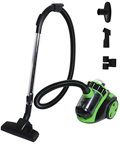 Herrselsam Aspirapolvere senza sacchetto, 900 Watt, silenzioso, per pavimenti duri e moquette, filtro HEPA estremamente efficiente, basso consumo energetico 3,0 l