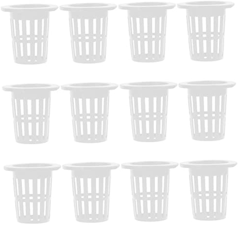 SEWOART 50 Pcs Canasta de siembra cestas hidropónicas macetas de Red de 2 Pulgadas maceteros Maceta hidropónica Cesta de Cultivo de Plantas hidropónicas Hidroponia guardería Suministros