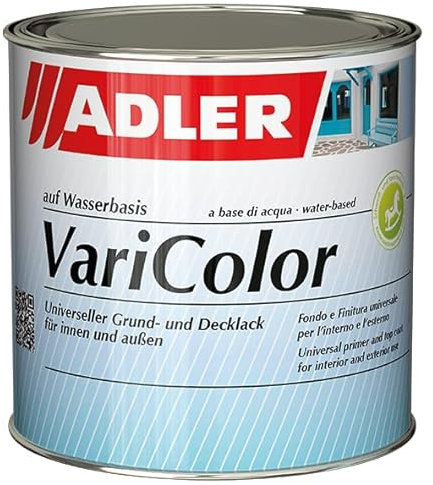 Barniz de colores acrílico ADLER Varicolor en muchos tonos, a base de agua, 2,5 l AS 09/3 Braunelle