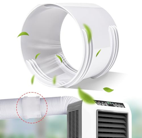 Vibbang Klimaanlage Abluftschlauch Adapter, Tragbare Klimaanlage Schlauchverlängerung Kuppler, Abluftschlauch Klimagerät Zubehör, Tragbarer Auspuffschlauch Adopter für 130mm/150mm