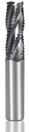 Ddyspan Fraise En Bout D'ébauche À 4 Cannelures, 8mm-12mm-16mm, Super Revêtement, Fraise HSS, Machine CNC, Mèche De Routeur Pour Outils En Bois/aluminium/acier,12xD12x35x85L