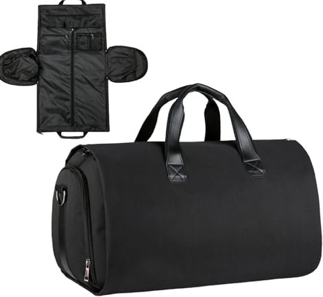 Kleider-Seesäcke Für Reisen,Handgepäck-Kleidertasche,Faltbare Tragetasche Zum Weitermachen,2-in-1 Handgepäck-Kleidersack,Anzug-Reisetasche Wochenendtasche, Flugtasche Für Männer Und Frauen