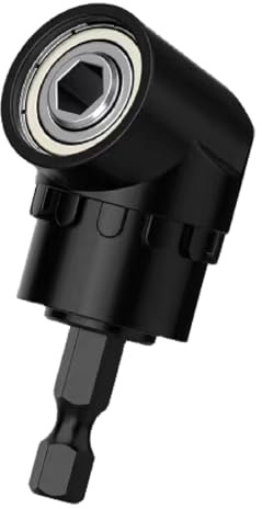Atornillador Angular de 105°,Adaptador de Taladro de Ángulo Recto, con Adaptador de Cambio Rápido de 1/4 Pulgadas y Soporte Magnético para Puntas, para Espacios Reducidos