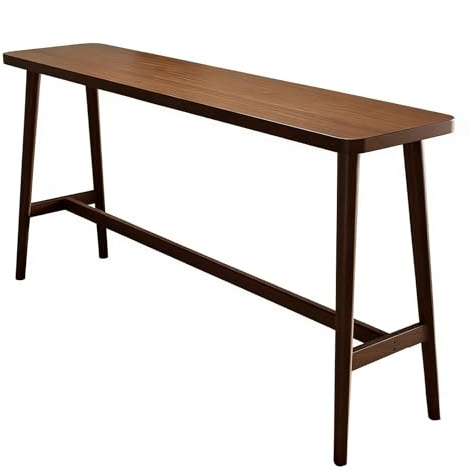 Barbord, Bärhögt Pubbord med Modern Design, Rektangulärt Möbel för Kök och Vardagsrum(180x45x100cm)