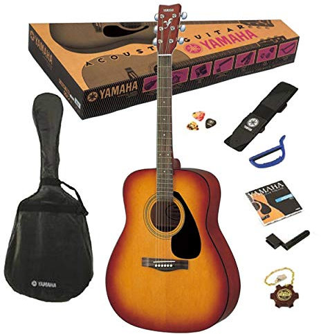 Yamaha F-310P TBS Akustik Westerngitarre Tobacco Brown Sunburst (inkl. Gigbag, Gurt, Stimmpfeife, Saiten, 3 Plecs, Saitenkurbel, Capodasto)