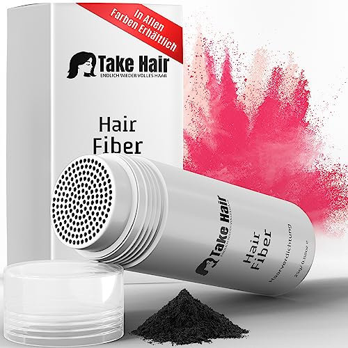 Take Hair Streuhaar für Frauen I Hält bei Regen und Wind I 25g Schütthaar zur Haarverdichtung I Hair Fibers I Haarpulver I Streuhaar Frauen bei Haarausfall I Haarpuder (Streuhaar Grau)