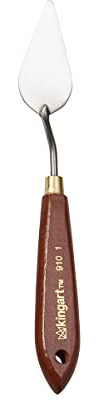 KINGART 910-1 Short Taper Trowel Palette Knife and Painting Tool for Scraping, Mixing and Painting with Oil and Acrylic Paints