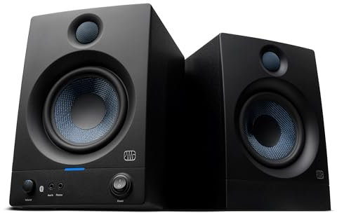 PreSonus Eris 5BT Gen 2, 5-Aktivlautsprecher für Multimedia, Gaming, hochwertige Studio-Musikproduktion mit Bluetooth, 100 W Leistung