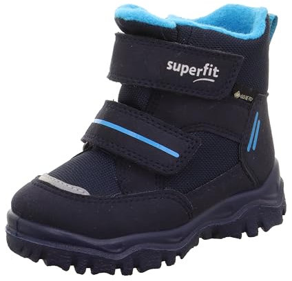 Superfit Jungen - Schuhe HUSKY1 Boot, Modern, BLAU/HELLBLAU 8010, 27