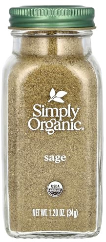 Simply Organic Organic Ground Sage, 1.2 Oz