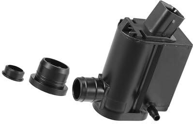 Motoforti 98510-1W000 Windshield Washer Motor Pump with Grommet for Car Black Long-lasting