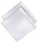 LLOUSSAK 2 Stück Satin Einstecktuch Weiss für Herren,Einfarbig Einstecktuch Seide,Weich Anzug für Hochzeit,Partys,Wichtige Anlässe,Abschlussbälle,Geschäftstreffen,Verabredungen(28 x 28 cm)