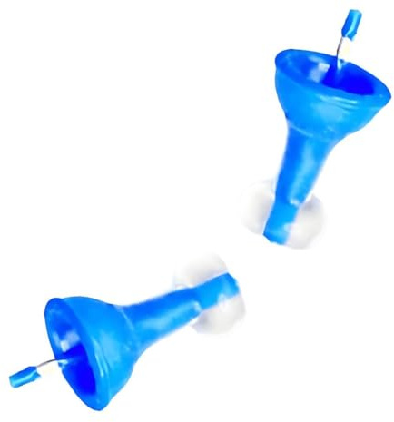 UIEXAY 1 Par Innovadores Tapones Inflables Para Los Oídos, Ultra Cómodos, Reutilizables, Reductores De Ruido, Protección Auditiva Flexible, Silicona Impermeable Para Dormir, Enfoque Profundo, Viajes