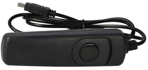 vhbw Disparador Remoto a Distancia Cable Compatible con Nikon D600, D610, D7000, D7100, D7200, D750, D7500, D780, D90 Cámara