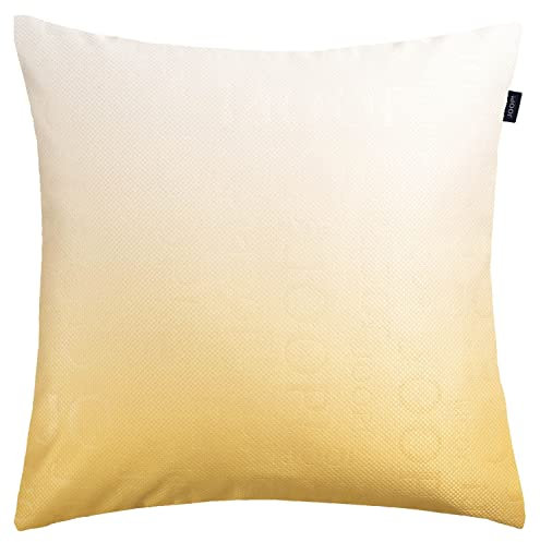 Joop! Kissenhülle Label | 40 hellgelb - 40 x 40