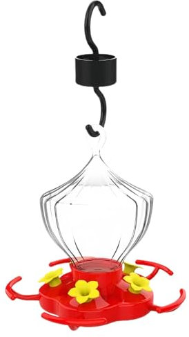 Distributore Nettare Per Colibris - Grande Serbatoio Di Apertura, Alimentatore A Parete | Con 5 Porte, Anti-quarto, Accessorio Appeso Per L'idratazione Degli Uccelli Nel Giardino