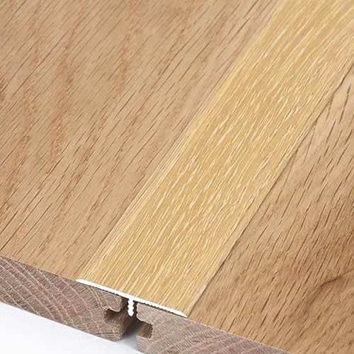 RobustWeg 3PCS A T Finitura Effetto Legno,Profilo T in Alluminio,Striscia di Transizione A T per Pavimenti,Liscio,Impermeabile,per Unire Fessure nel Pavimento E Transizioni tra Porte