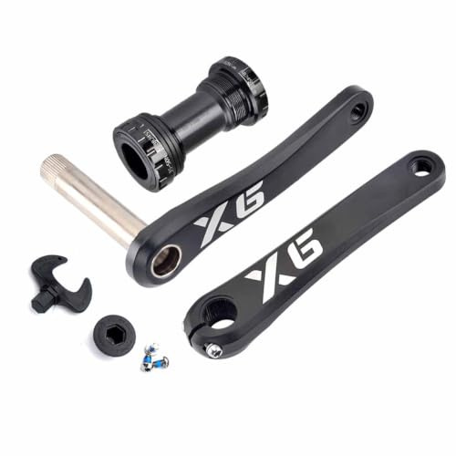 Ihålig Integrerad Vevsats 175mm MTB Vevarm Med 68mm Gänga BB | Direktmonterad, aluminium vänster höger vevarmssats