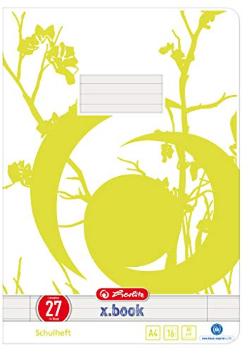 Herlitz 3352705 skolhäfte, DIN A5, linjär 1/linjerad