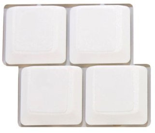 HQRP Adesivi didattici per tastiera vuota, non trasparente, sfondo bianco, per tutte le tastiere di PC portatili e notebook