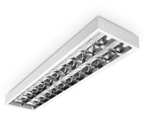 LED Rasterleuchte, LED Einbauleuchte, Rastereinlegeleuchte, LED Bürolampe, 2x20W T8 LED, Schnellmontage, Deckenleuchte, Bürobeleuchtung (OHNE T8 Leuchtmittel)