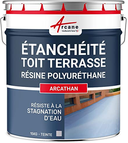 Guaina liquida per terrazzi, Guaina impermabilizzante ARCATHAN - 15 kg Grigio - ARCANE INDUSTRIES