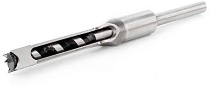 BOZONLI Brocas de Agujero Cuadrado, Broca de Taladro Vio, Brocas de Escoplear para Carpintería 7/16(11mm)